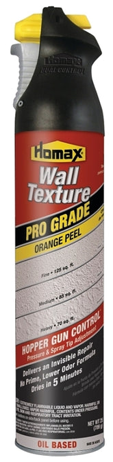 Homax 4555 Wall Texture, Slurry, Solvent, White, 25 oz Can